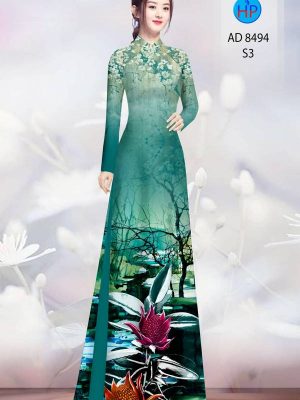 1610941532 45 vai ao dai dep hoa in 3D (8)